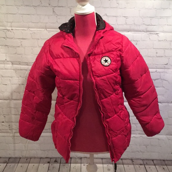 pink converse jacket